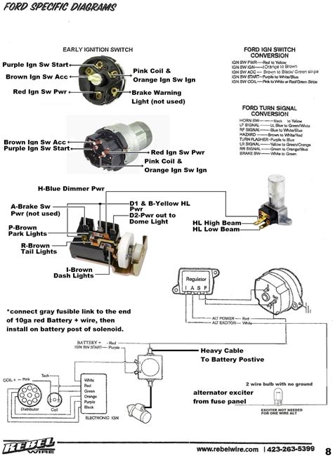 1970 ford ignition switch diagram 